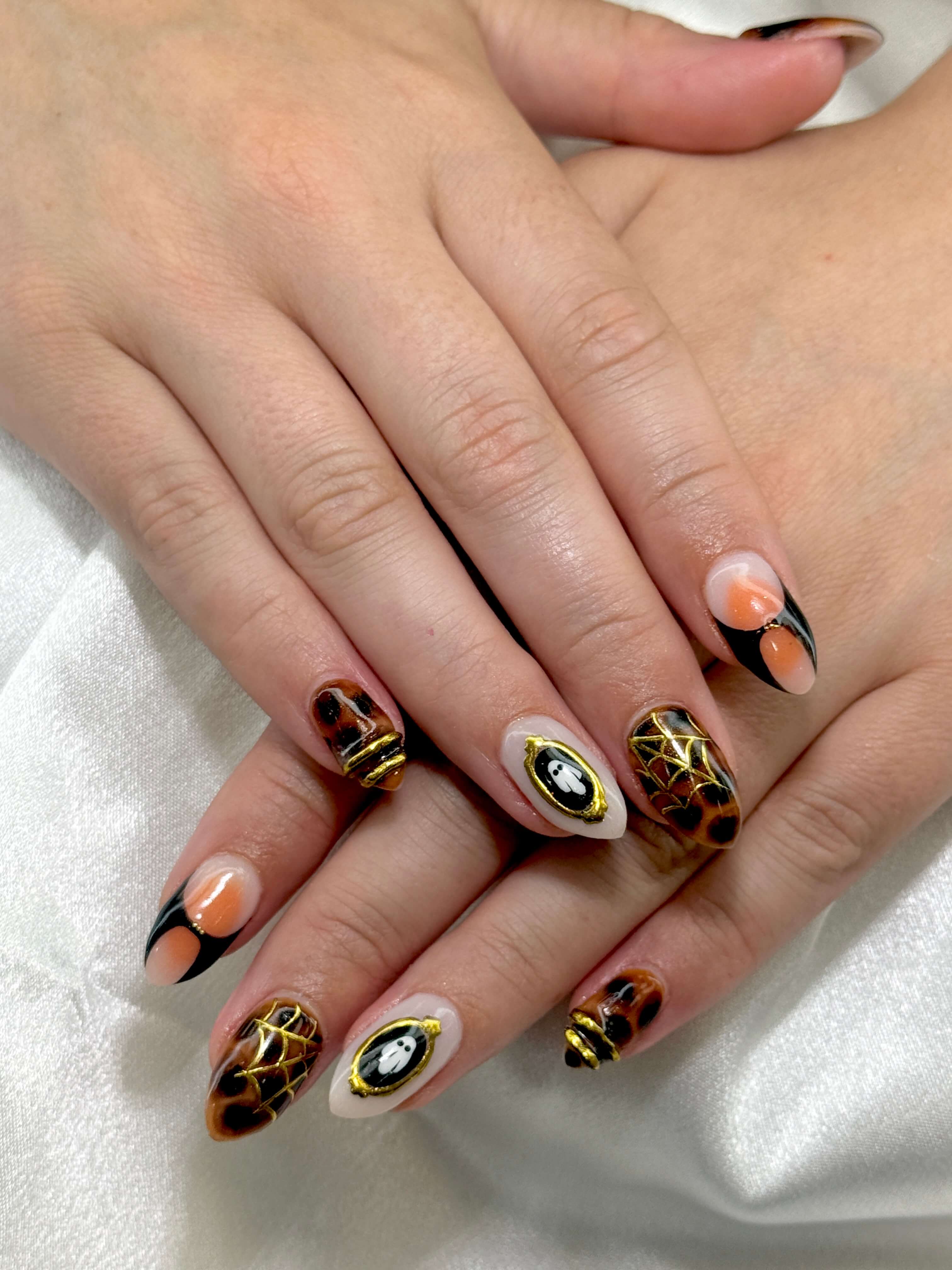 Military nail art in San Diego