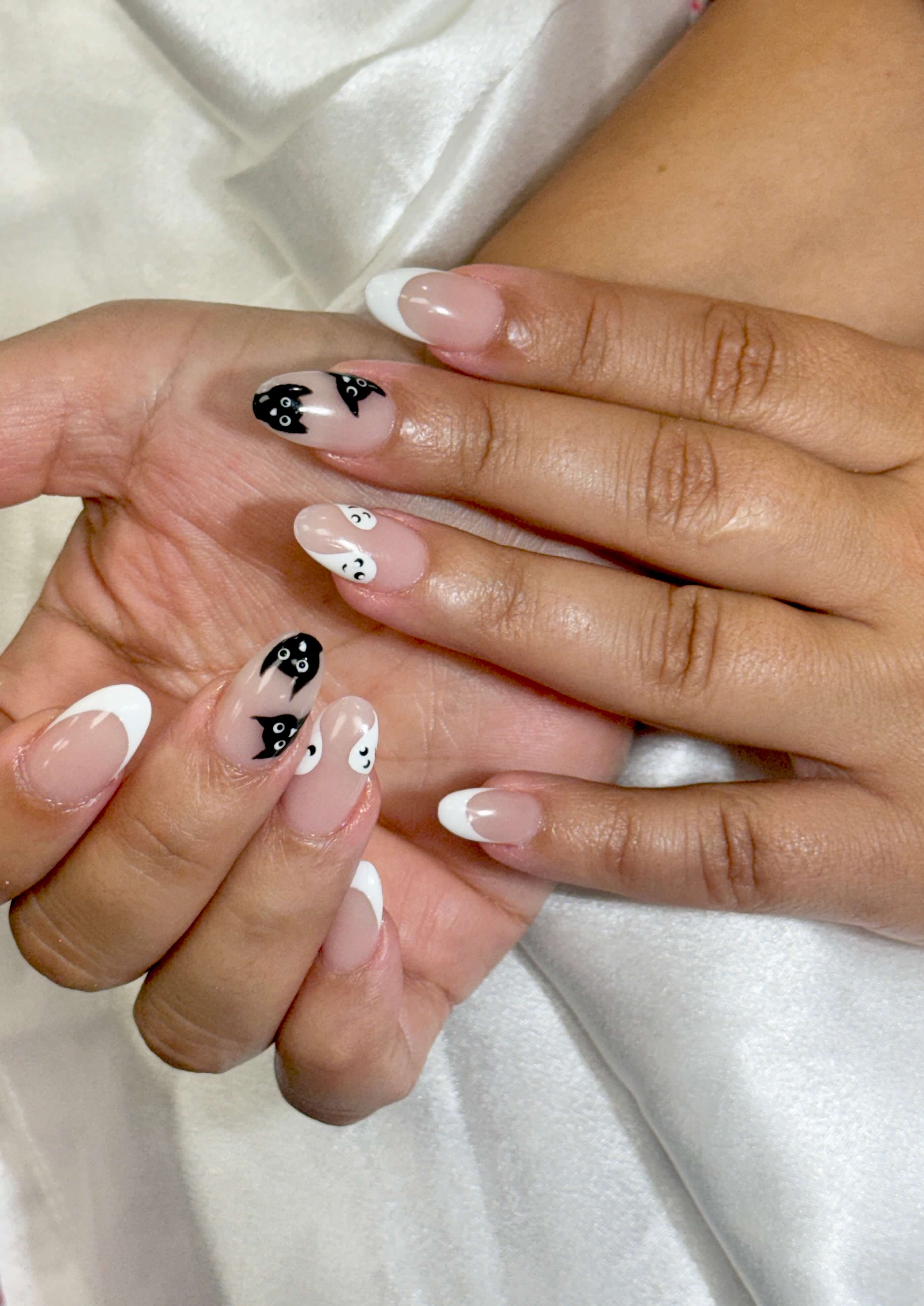 Builder gel nail art at Focus Nails & Spa